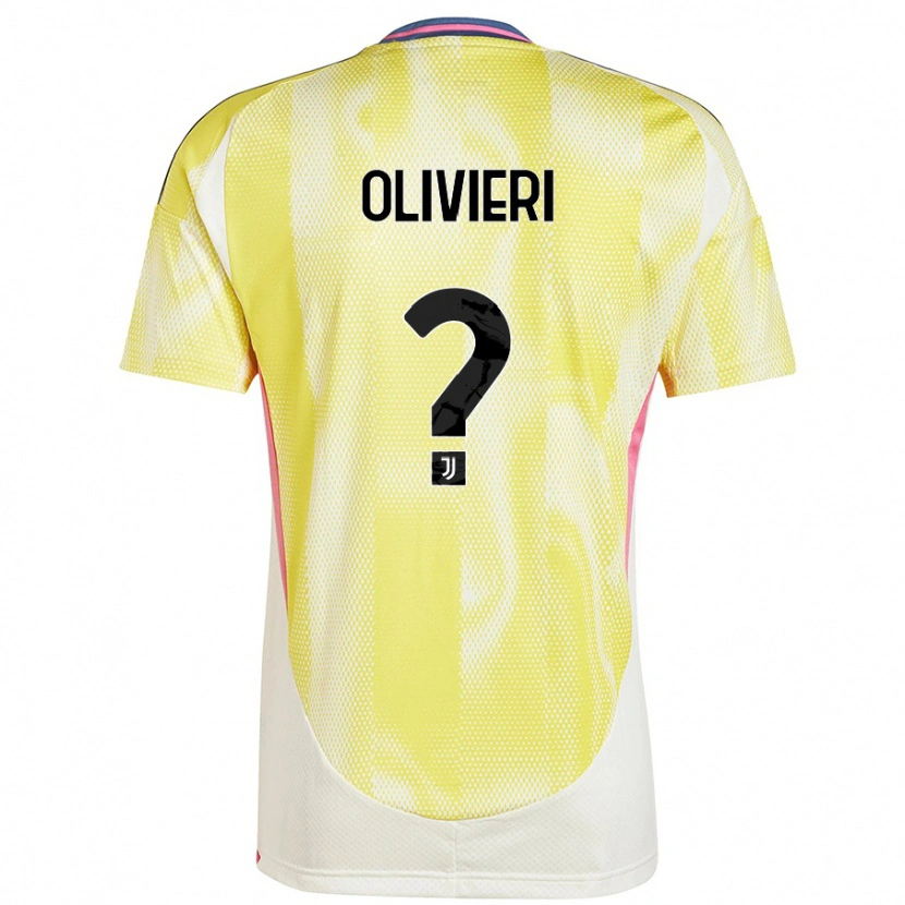 Danxen Niño Camiseta Marco Olivieri #0 Amarillo Solar 2ª Equipación 2024/25 La Camisa