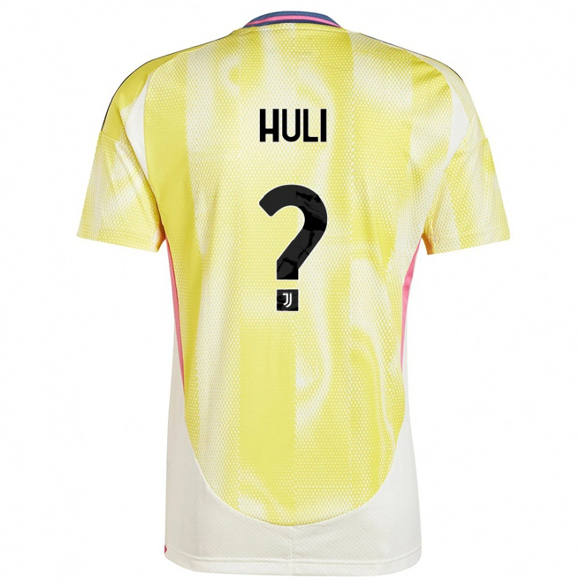 Danxen Niño Camiseta Raffaele Huli #0 Amarillo Solar 2ª Equipación 2024/25 La Camisa