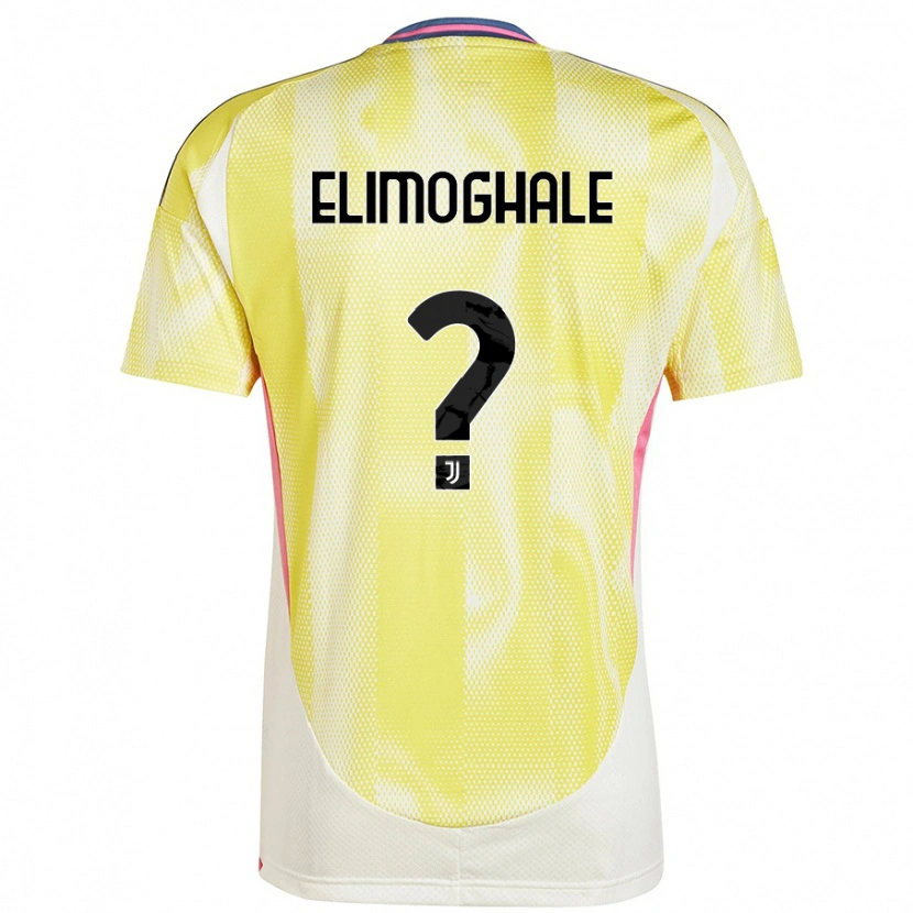 Danxen Niño Camiseta Destiny Elimoghale #0 Amarillo Solar 2ª Equipación 2024/25 La Camisa