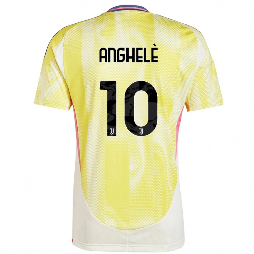 Danxen Niño Camiseta Lorenzo Anghelè #10 Amarillo Solar 2ª Equipación 2024/25 La Camisa