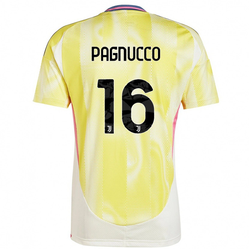 Danxen Niño Camiseta Filippo Pagnucco #16 Amarillo Solar 2ª Equipación 2024/25 La Camisa