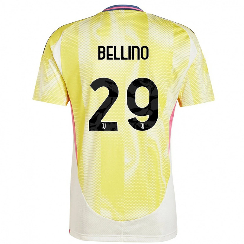Danxen Niño Camiseta Filippo Bellino #29 Amarillo Solar 2ª Equipación 2024/25 La Camisa