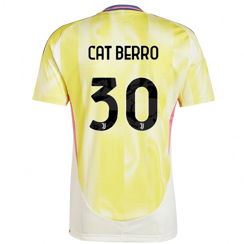 Danxen Niño Camiseta Simone Cat Berro #30 Amarillo Solar 2ª Equipación 2024/25 La Camisa