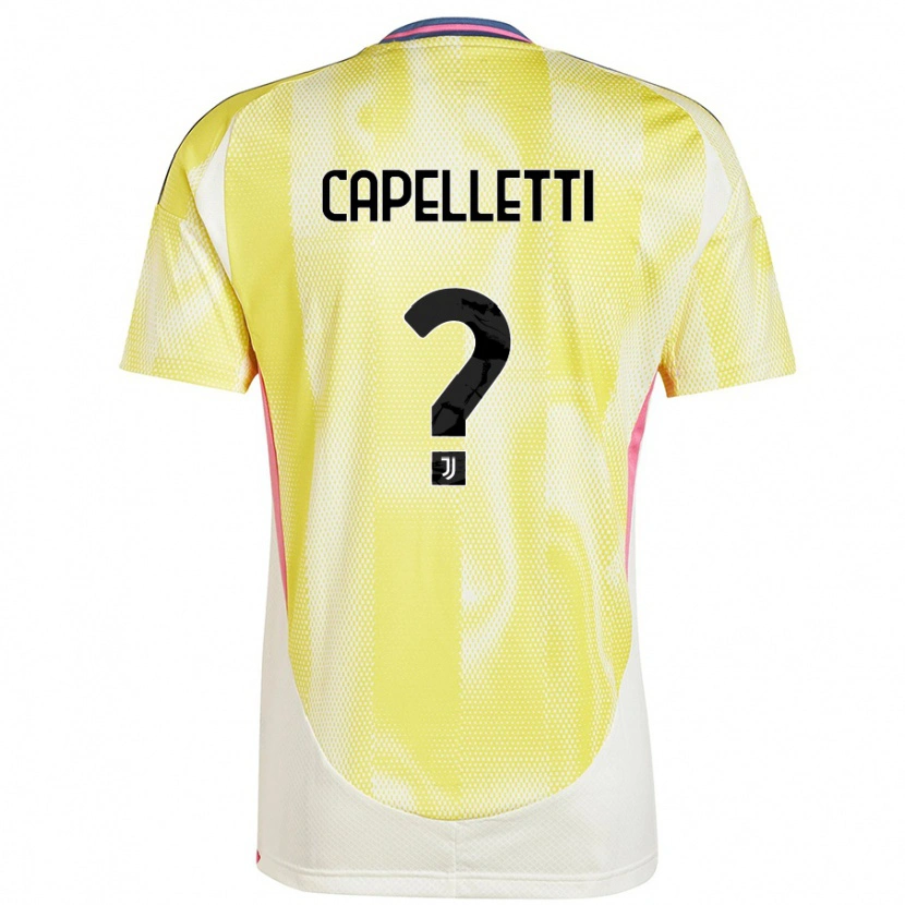 Danxen Niño Camiseta Alessia Capelletti #0 Amarillo Solar 2ª Equipación 2024/25 La Camisa