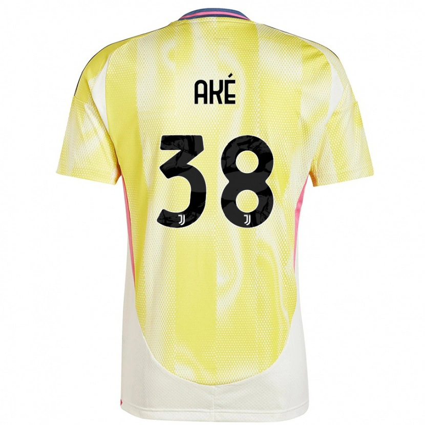 Danxen Niño Camiseta Marley Ake #38 Amarillo Solar 2ª Equipación 2024/25 La Camisa