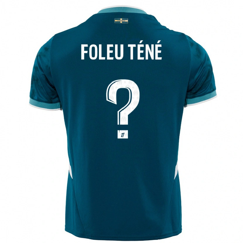 Danxen Niño Camiseta Krys Foleu Téné #0 Azul Turquesa 2ª Equipación 2024/25 La Camisa