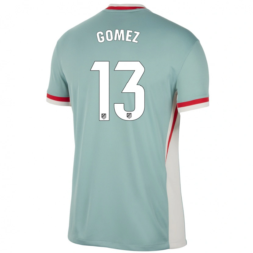 Danxen Niño Camiseta Christian Gomez #13 Beige Claro Azul 2ª Equipación 2024/25 La Camisa