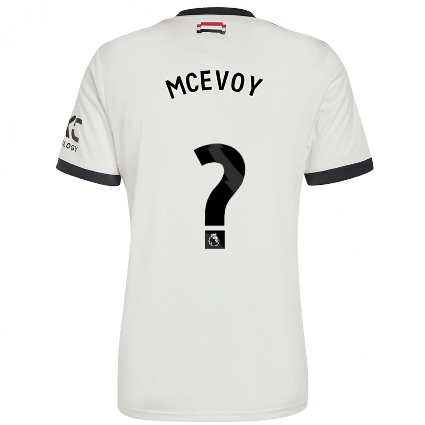 Danxen Niño Camiseta Jay Mcevoy #0 Blanquecino Equipación Tercera 2024/25 La Camisa