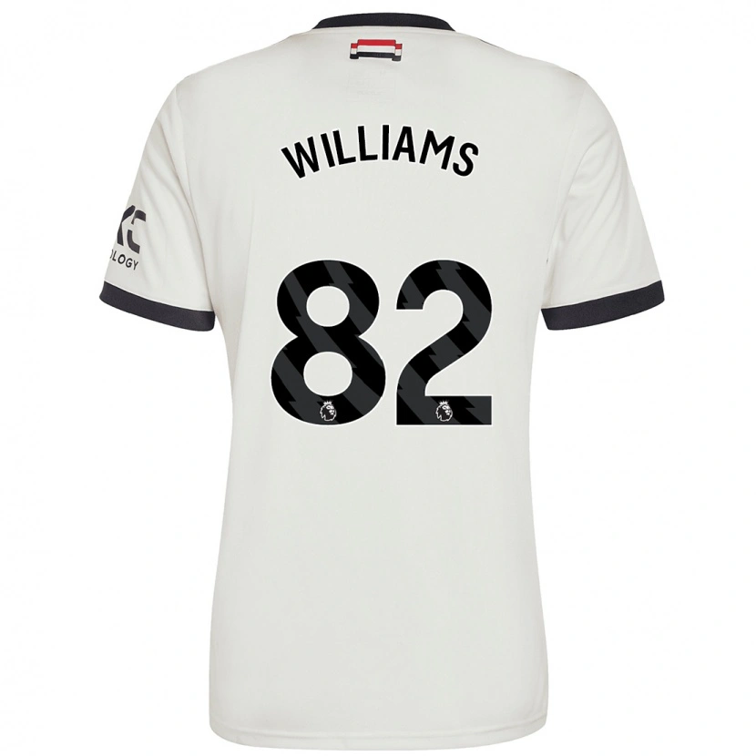 Danxen Niño Camiseta Ethan Williams #82 Blanquecino Equipación Tercera 2024/25 La Camisa