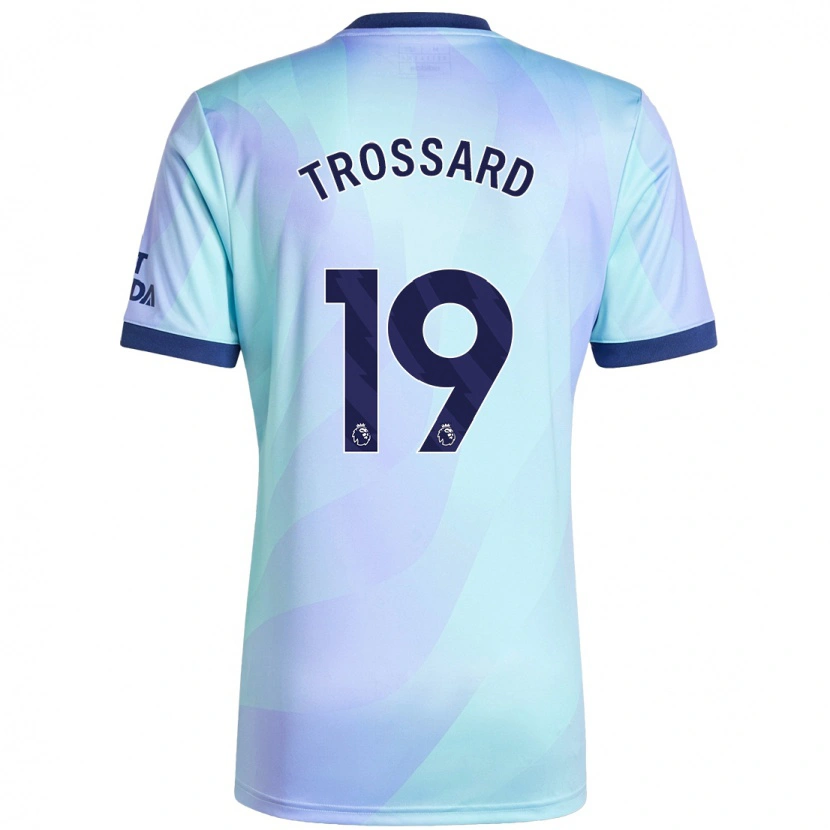 Danxen Niño Camiseta Leandro Trossard #19 Agua Equipación Tercera 2024/25 La Camisa