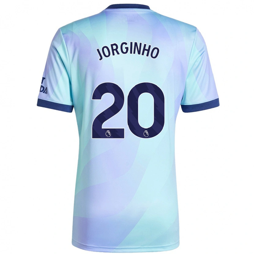 Danxen Niño Camiseta Jorginho #20 Agua Equipación Tercera 2024/25 La Camisa