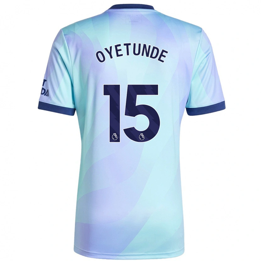 Danxen Niño Camiseta Daniel Oyetunde #15 Agua Equipación Tercera 2024/25 La Camisa