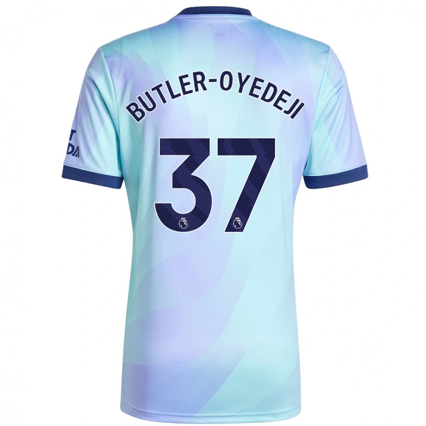 Danxen Niño Camiseta Nathan Butler-Oyedeji #37 Agua Equipación Tercera 2024/25 La Camisa