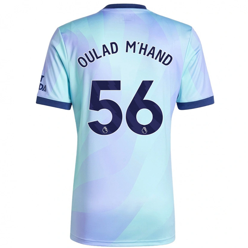 Danxen Niño Camiseta Salah-Eddine Oulad M'hand #56 Agua Equipación Tercera 2024/25 La Camisa
