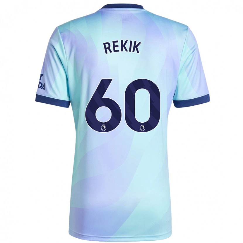 Danxen Niño Camiseta Omar Rekik #60 Agua Equipación Tercera 2024/25 La Camisa