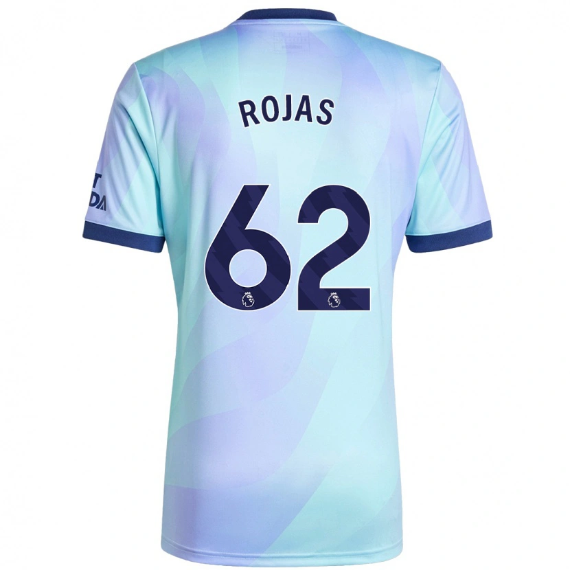 Danxen Niño Camiseta Alexei Rojas #62 Agua Equipación Tercera 2024/25 La Camisa