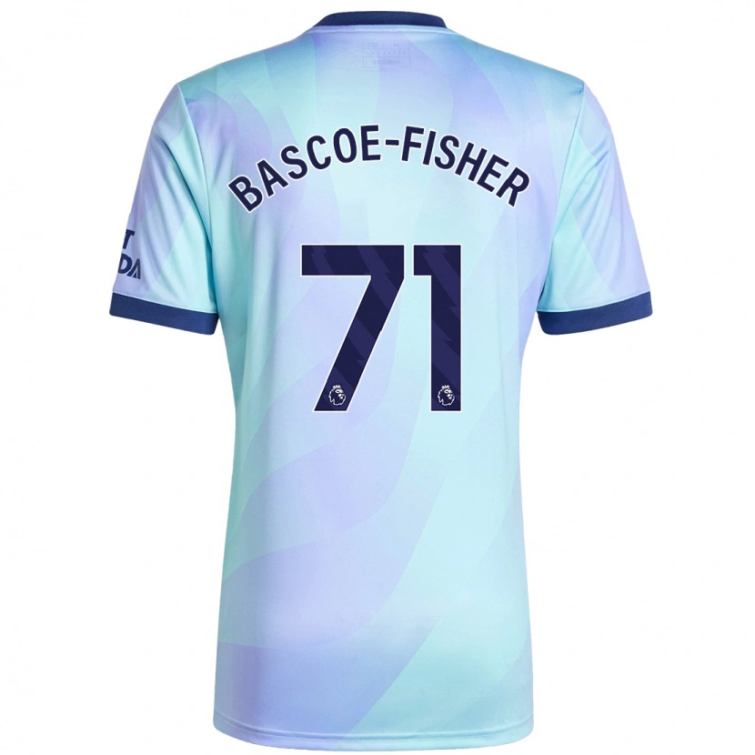 Danxen Niño Camiseta Jakai Bascoe-Fisher #71 Agua Equipación Tercera 2024/25 La Camisa