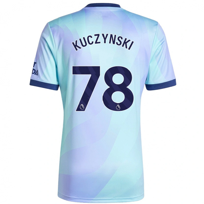 Danxen Niño Camiseta Max Kuczynski #78 Agua Equipación Tercera 2024/25 La Camisa