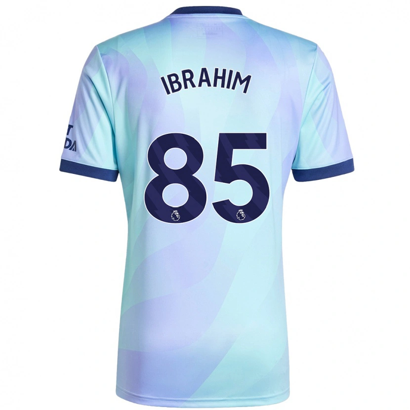 Danxen Niño Camiseta Ife Ibrahim #85 Agua Equipación Tercera 2024/25 La Camisa