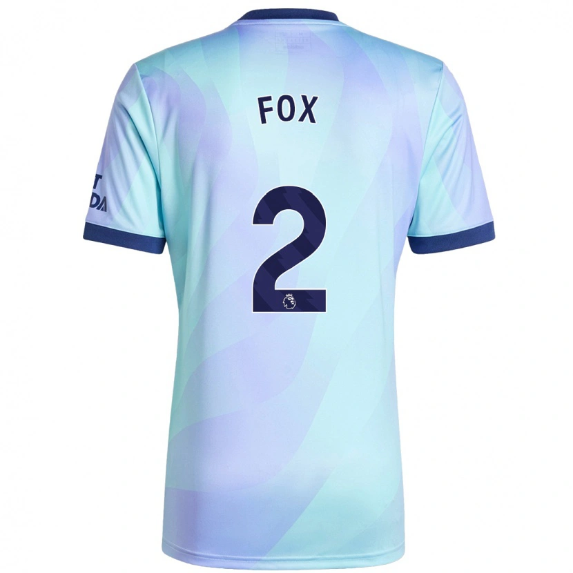 Danxen Niño Camiseta Emily Fox #2 Agua Equipación Tercera 2024/25 La Camisa