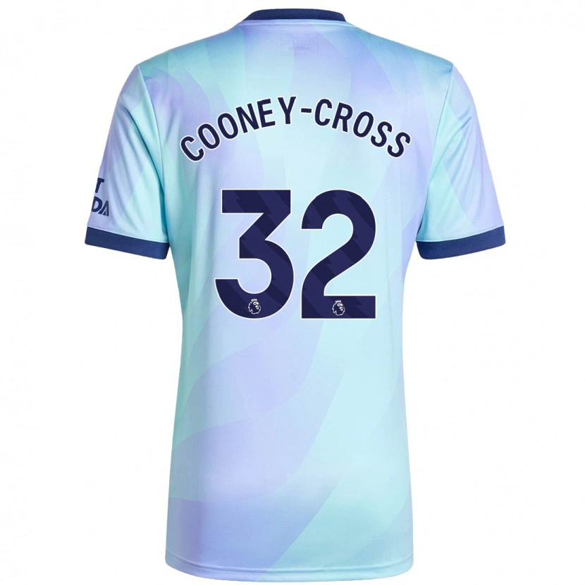 Danxen Niño Camiseta Kyra Cooney-Cross #32 Agua Equipación Tercera 2024/25 La Camisa