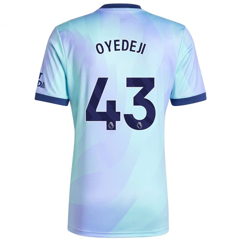 Danxen Niño Camiseta Nathan Butler Oyedeji #43 Agua Equipación Tercera 2024/25 La Camisa
