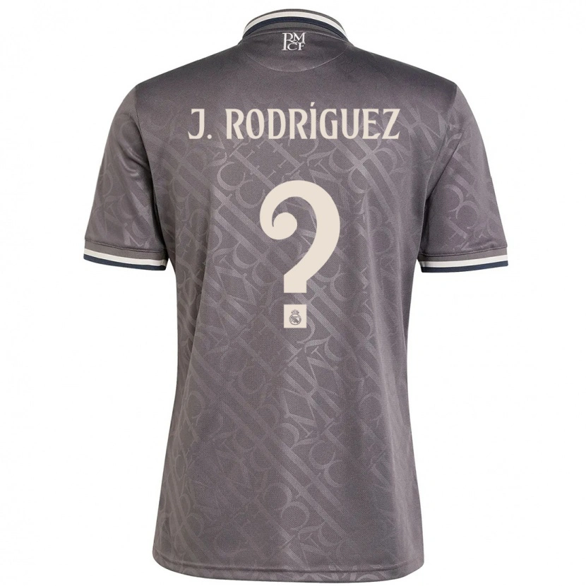 Danxen Niño Camiseta Juan Rodríguez #0 Carbón Equipación Tercera 2024/25 La Camisa