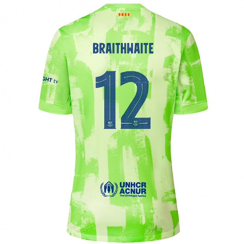 Danxen Niño Camiseta Martin Braithwaite #12 Lima Equipación Tercera 2024/25 La Camisa