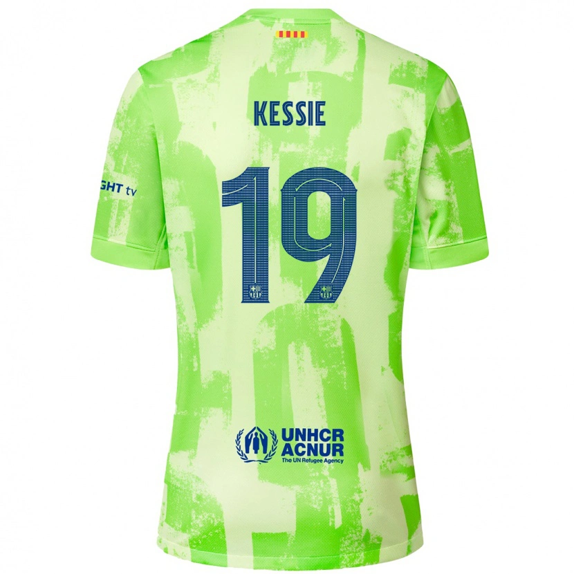 Danxen Niño Camiseta Franck Kessie #19 Lima Equipación Tercera 2024/25 La Camisa