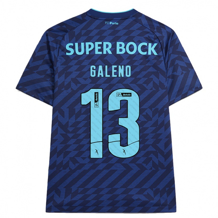 Danxen Niño Camiseta Galeno #13 Azul Marino Equipación Tercera 2024/25 La Camisa