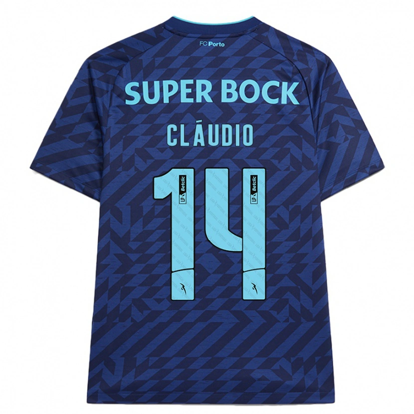 Danxen Niño Camiseta Cláudio Ramos #14 Azul Marino Equipación Tercera 2024/25 La Camisa