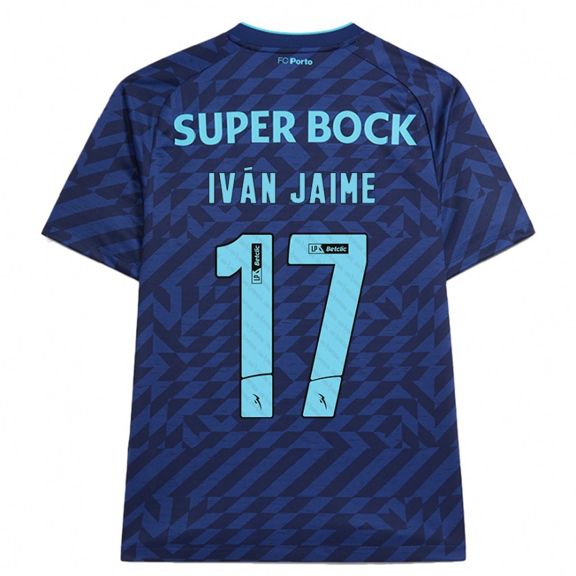 Danxen Niño Camiseta Iván Jaime #17 Azul Marino Equipación Tercera 2024/25 La Camisa