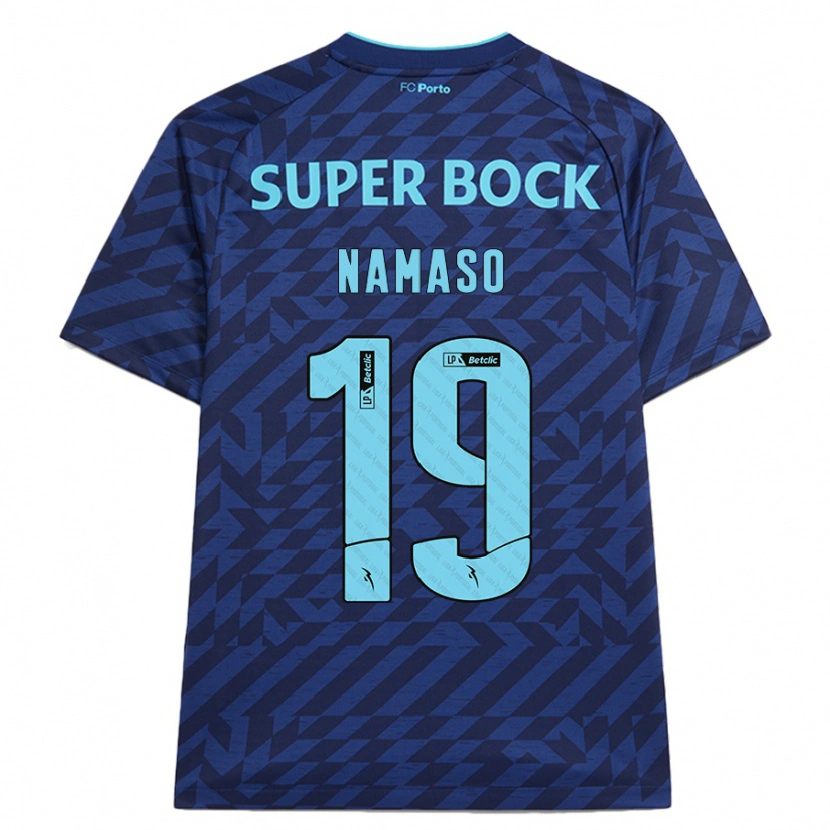 Danxen Niño Camiseta Danny Namaso #19 Azul Marino Equipación Tercera 2024/25 La Camisa