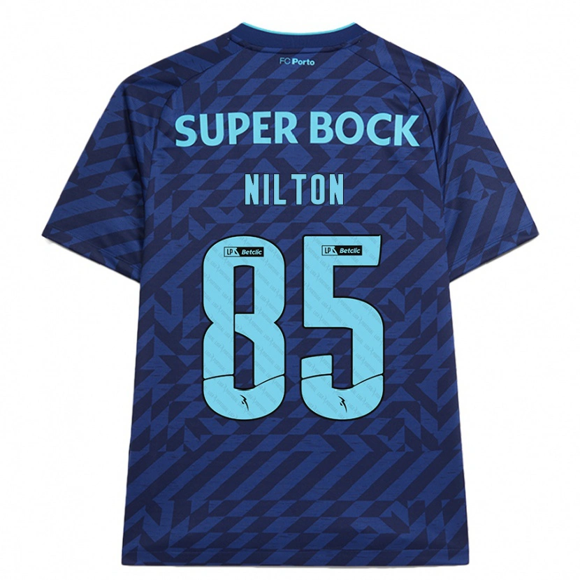 Danxen Niño Camiseta Nilton #85 Azul Marino Equipación Tercera 2024/25 La Camisa