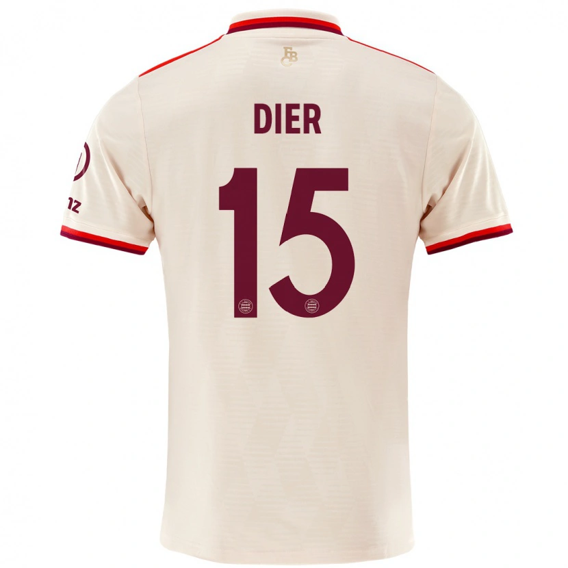 Danxen Niño Camiseta Eric Dier #15 Lino Equipación Tercera 2024/25 La Camisa