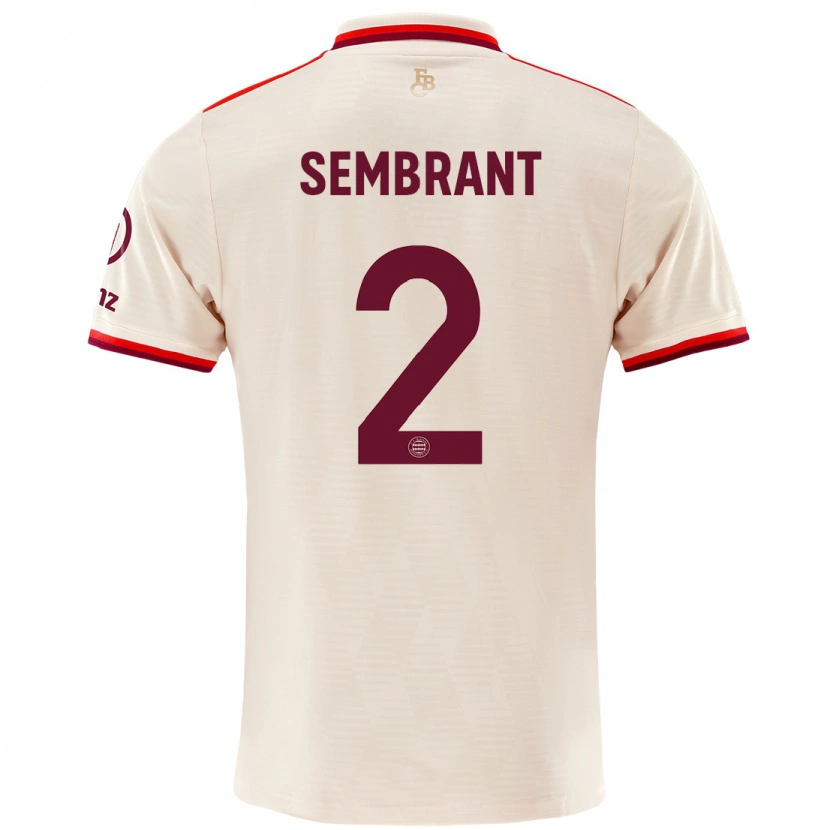 Danxen Niño Camiseta Linda Sembrant #2 Lino Equipación Tercera 2024/25 La Camisa