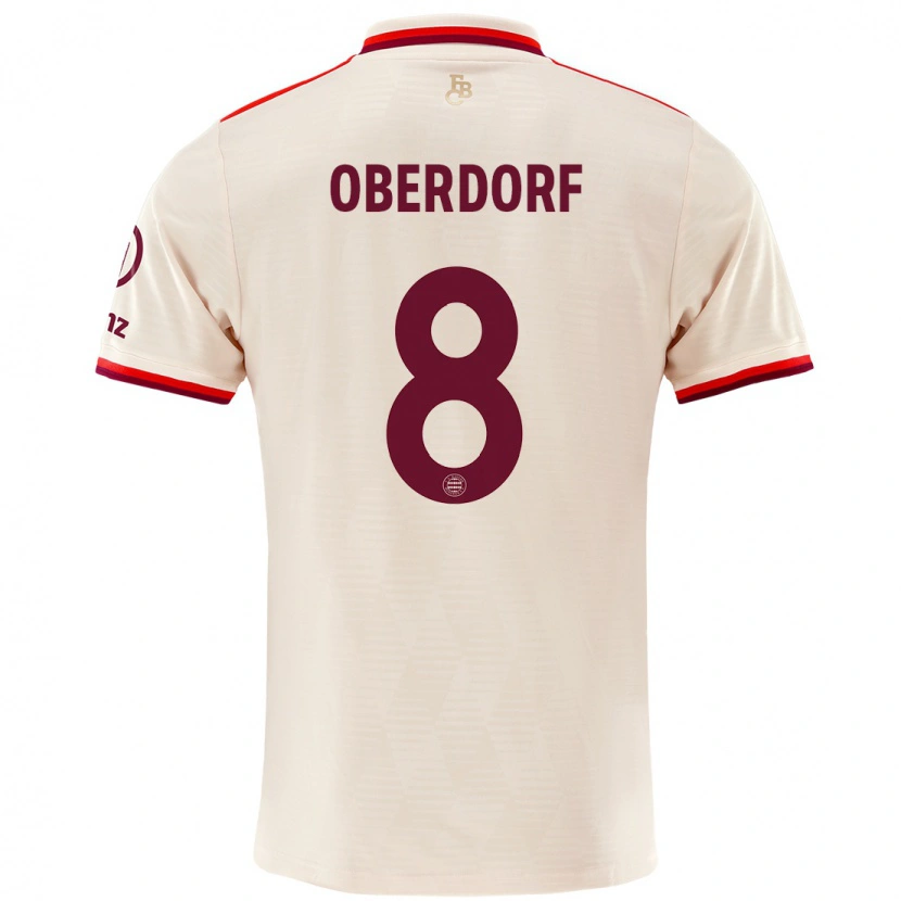 Danxen Niño Camiseta Lena Oberdorf #8 Lino Equipación Tercera 2024/25 La Camisa