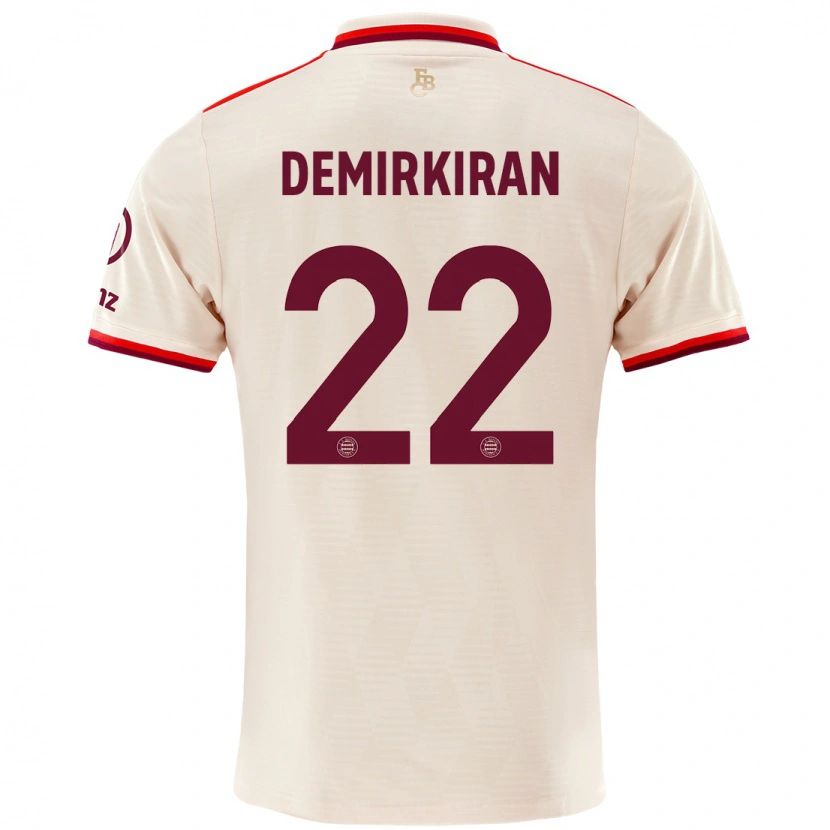 Danxen Niño Camiseta Ediz Demirkiran #22 Lino Equipación Tercera 2024/25 La Camisa