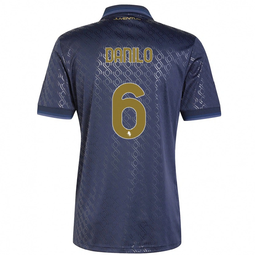 Danxen Niño Camiseta Danilo #6 Azul Marino Equipación Tercera 2024/25 La Camisa