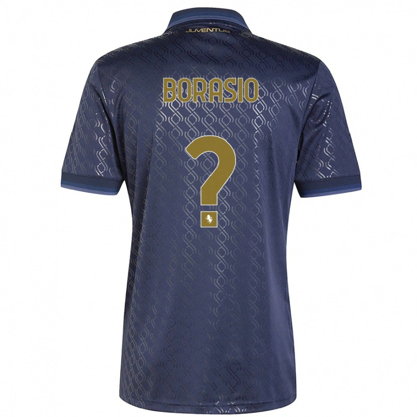 Danxen Niño Camiseta Benit Borasio #0 Azul Marino Equipación Tercera 2024/25 La Camisa