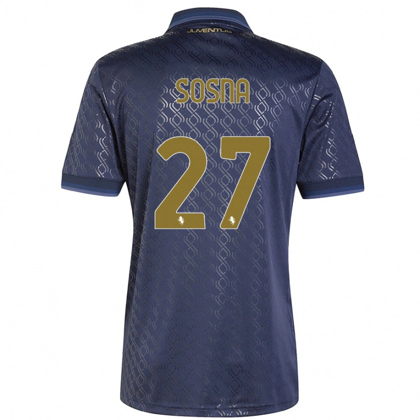 Danxen Niño Camiseta Adam Sosna #27 Azul Marino Equipación Tercera 2024/25 La Camisa