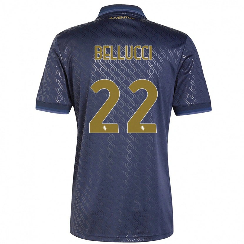 Danxen Niño Camiseta Melissa Bellucci #22 Azul Marino Equipación Tercera 2024/25 La Camisa