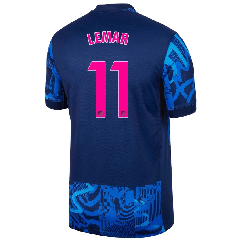 Danxen Niño Camiseta Thomas Lemar #11 Azul Real Equipación Tercera 2024/25 La Camisa