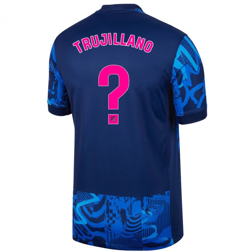 Danxen Niño Camiseta Guillermo Trujillano #0 Azul Real Equipación Tercera 2024/25 La Camisa