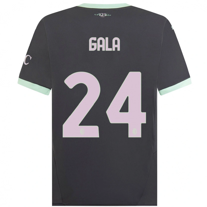 Danxen Niño Camiseta Antonio Gala #24 Gris Equipación Tercera 2024/25 La Camisa