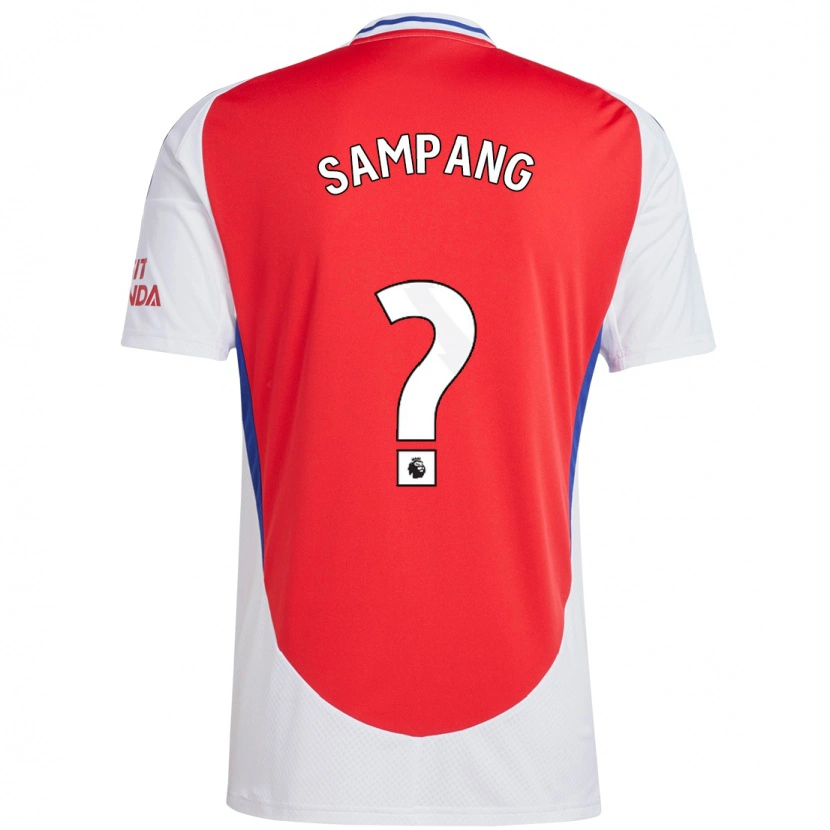 Danxen Hombre Camiseta Saurap Sampang #0 Rojo Blanco 1ª Equipación 2024/25 La Camisa