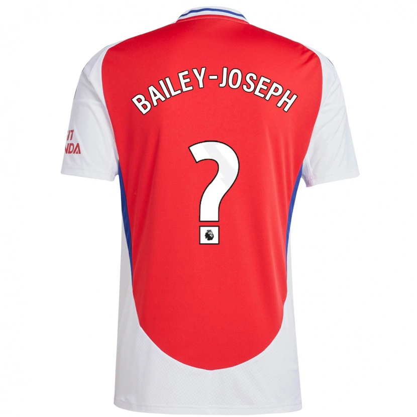 Danxen Hombre Camiseta Brando Bailey-Joseph #0 Rojo Blanco 1ª Equipación 2024/25 La Camisa