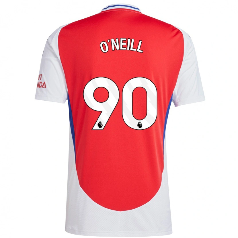 Danxen Hombre Camiseta Ceadach O'neill #90 Rojo Blanco 1ª Equipación 2024/25 La Camisa