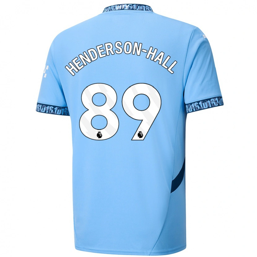 Danxen Hombre Camiseta Matty Henderson-Hall #89 Azul Marino 1ª Equipación 2024/25 La Camisa