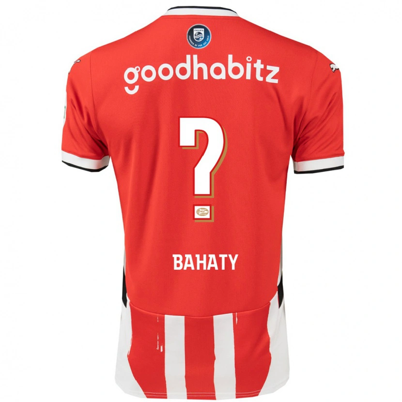 Danxen Hombre Camiseta Manuel Bahaty #0 Rojo Blanco 1ª Equipación 2024/25 La Camisa